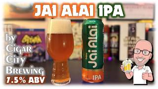 Jai Alai IPA by Cigar City Brewing (BEST mainstream American IPA!?)