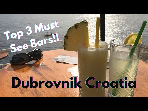 Dubrovnik Croatia 2022 3 must see Bars in Dubrovnik