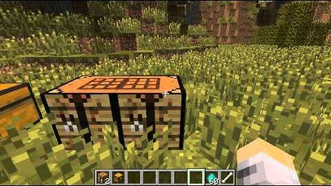 Minecraft mod showcase Extended workbench