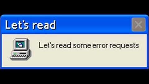 Microsoft Sam reads Cool Errors S11 Finale