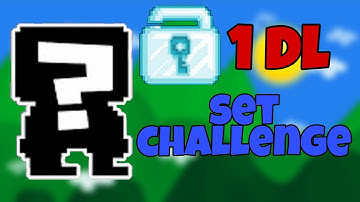 1DL set challenge ||who won ||growtopia