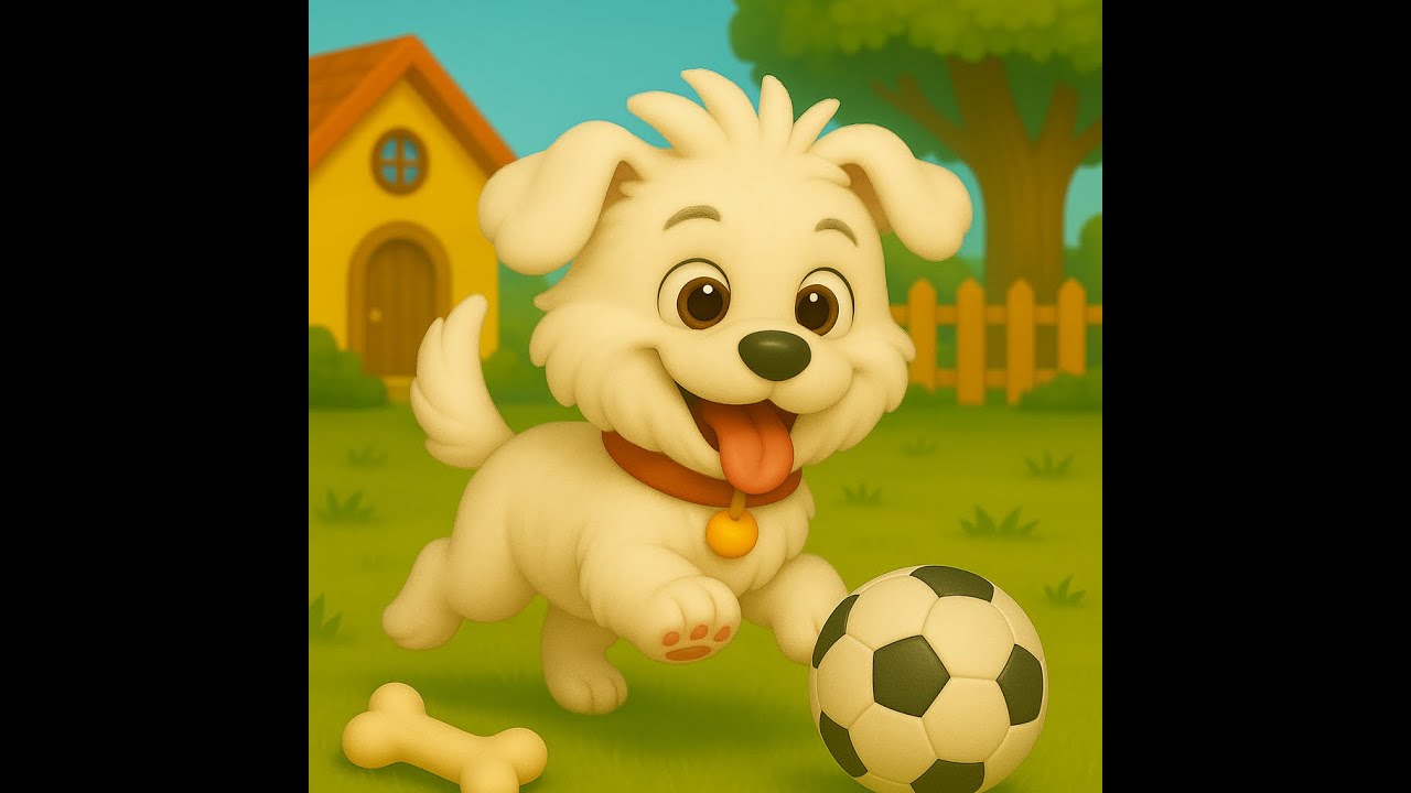 🐶 Snow – The Fluffy Puppy 🎵 Playful song for kids #kidssong #kids #songsforkids #baby #dog