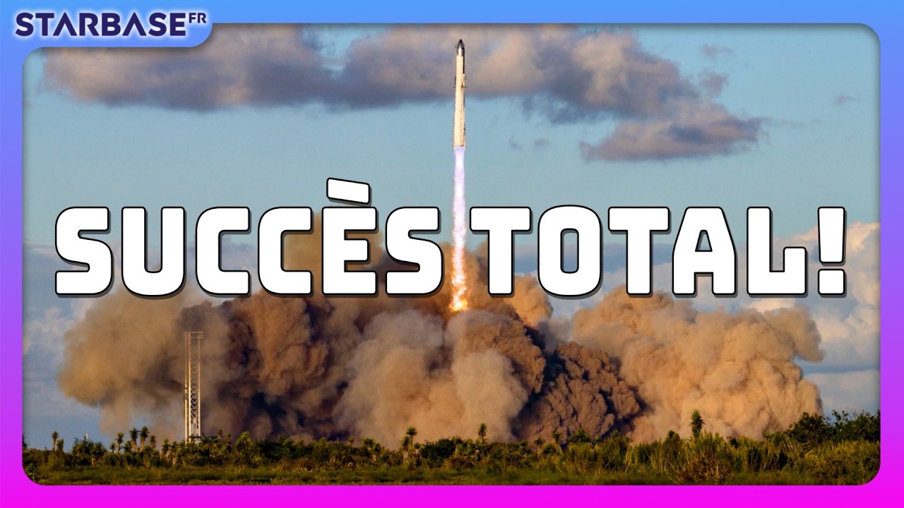 SpaceX remplit TOUS ses objectifs avec le dernier vol du STARSHIP V2 !