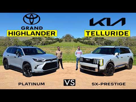 ULTIMATE 3-ROWS! -- 2027 Kia Telluride vs. 2026 Toyota Grand Highlander: Comparison