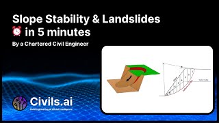Slope Stability & Landslides Explained in under 5 minutes for Civil and Geotechnical Engineers