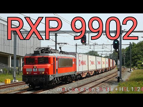 RXP 9902 met Coevorden-Shuttle + HSL 1324 langs Barneveld!