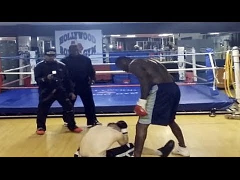 Deontay Wilder Knocks Out Internet Troll Charlie Zelenoff BEFORE  AFTER