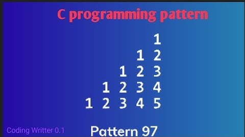Best pattern tutorial video in C programming language ll 💯🧠#coding #short #youtubeshorts