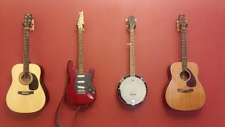 String Swing Guitar Hanger Install