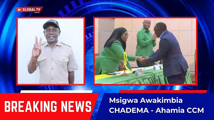 #BREAKING: PETER MSIGWA wa CHADEMA AHAMIA CCM RASMI - RAIS SAMIA AMKARIBISHA - APIGIWA SHANGWE...