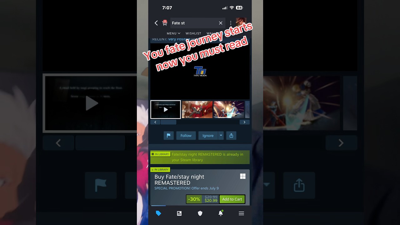 Start fate now #howtowatchfate #fatewatchorder #fatestaynight #fate #fateorder