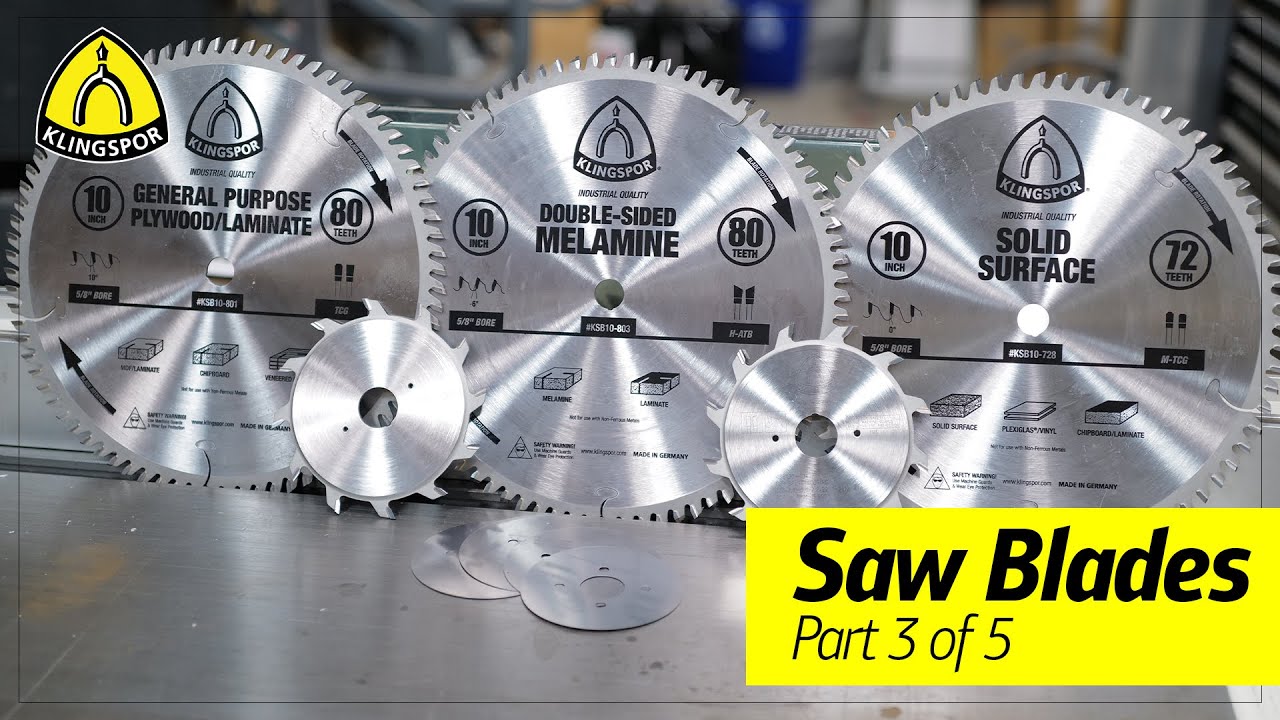 Adjustable Scoring Set, Melamine, Plastic & Solid Surface Saw Blades