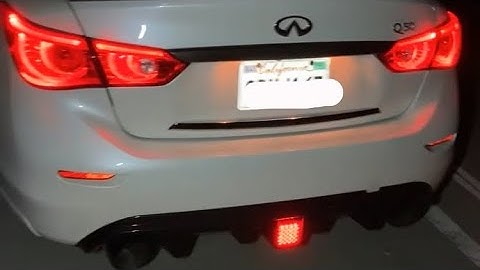How to wire up a third brake light on a Infiniti Q50