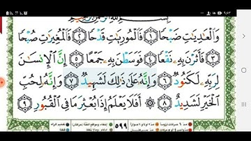 سورة العاديات للشيخ عبدالرحمن السديس