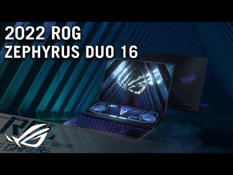 2022 ROG Zephyrus Duo 16 - Two Screens. Zero Boundaries. | ROG