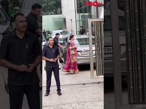 Nita Ambani, Akash Ambani & Radhika ARRIVE with heavy security at Isha Ambani's house 😱 #shorts