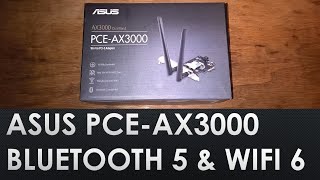 Адаптер ASUS PCE-AX3000 Bluetooth 5 и Wi-Fi 6