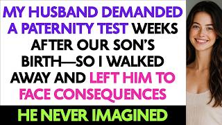 My Husband Demanded A Paternity Test Weeks After Our Son’s Birth—So I Walked Away And Left Him To