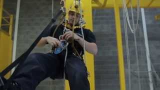 Level 1 rope access manoeuvres - passing knots