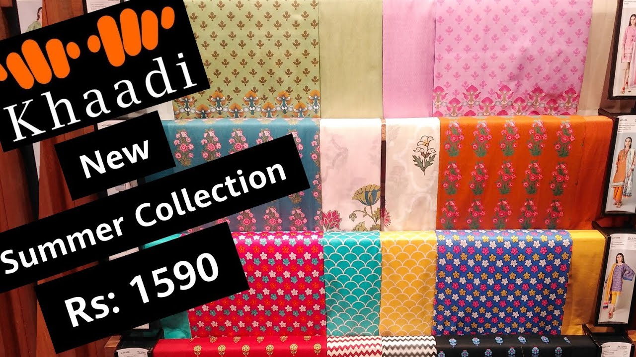Khaadi New Lawn Collection 2021 In just Rs 1590
