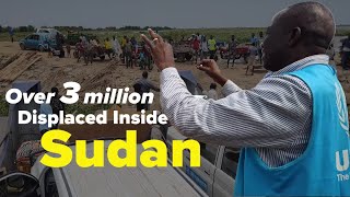 Families escaping conflict shelter in Sudan’s White Nile State