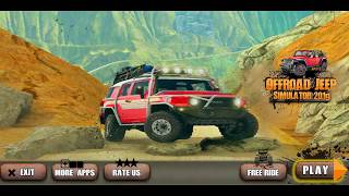 Offroad Jeep Simulator 2019 Mountain Drive 3d screenshot 5