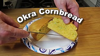 Okra Cornbread For Two