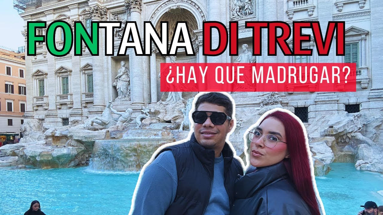 FONTANA DE TREVI 🇮🇹 ¿nos impresiono REALMENTE? | SECRETO para VERLA SIN GENTE + PANTEON DE ROMA