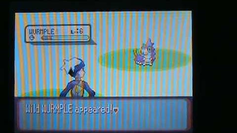 Shiny wurmple! Pokemon sapphire(2,235 random encounters!User1)