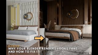Why your Blender RENDERS looks fake and HOW TO FIX it!!