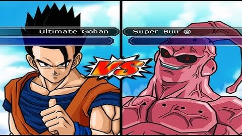 Ultimate Gohan vs Super Buu Budokai Tenkaichi 2