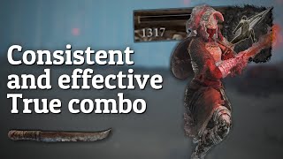 Impaling thrust Bloodstained dagger 2H R2 TRUE COMBO