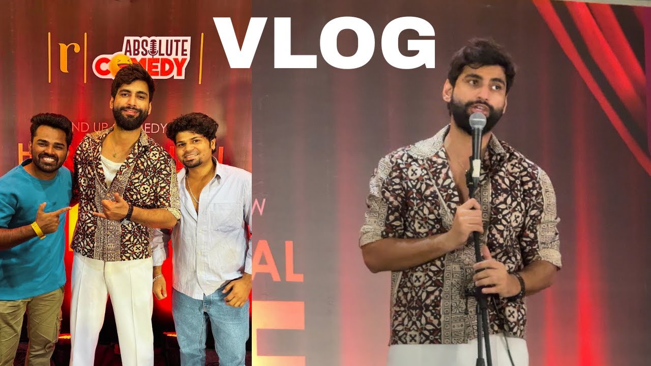 Harsh Gujral Stand Up Comedy show at R Mall, Thane | VLog 15