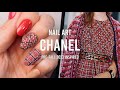 【CHANELのツイードチェック】ネイルで細かく再現したら可愛いすぎた❤️【Inspired by Chanel】