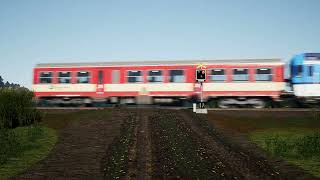 Class 843 “Rakev” at a Muddy Czech Level Crossing - Train Sim World 6