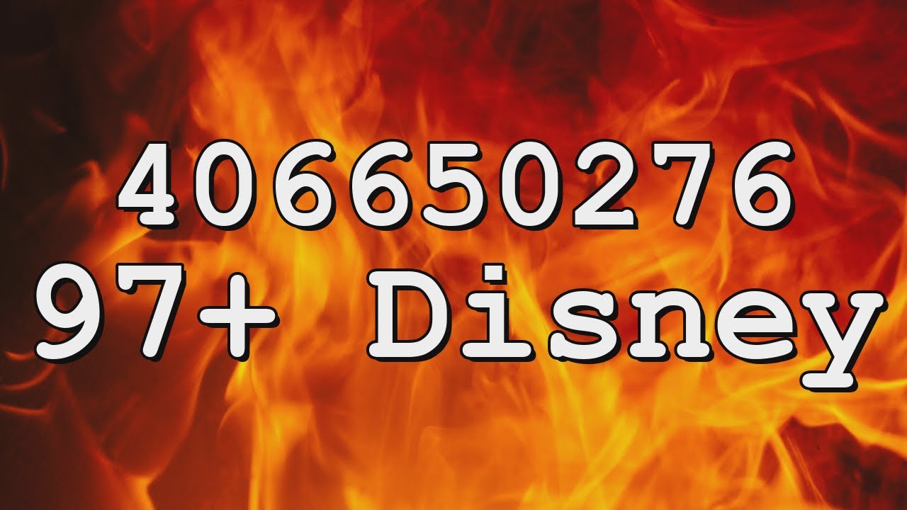 89+ Disney Roblox Song IDs/Codes 