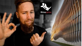 Wave Fin Facade in Rhino Tutorial