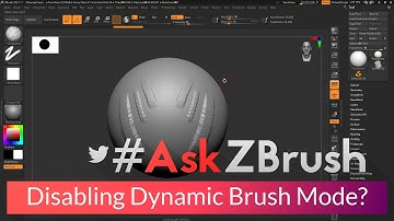 #AskZBrush - "How can I disable Dynamic Brush Mode across all brushes?"