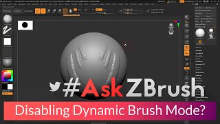 #AskZBrush - 'How can I disable Dynamic Brush Mode across all brushes?'