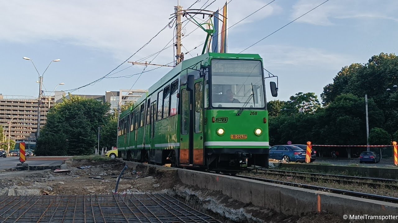 Tramvaie la Piața Eroii Revoluției și Bulevardul Timișoara. YouTube