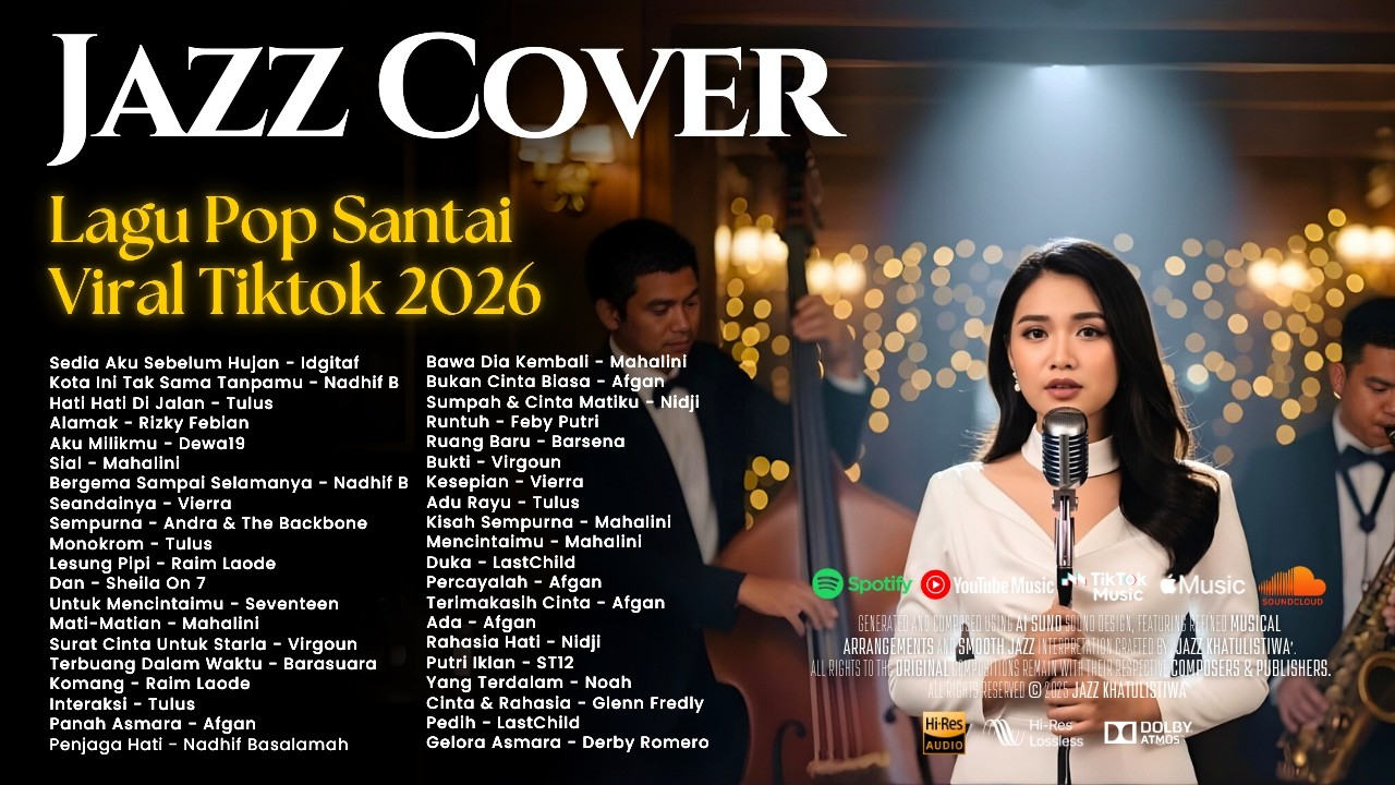 Lagu Santai Buat Kerja 2026 - Lagu Viral Tiktok Terbaru | Smooth Jazz Cover by JAZZ KHATULISTIWA