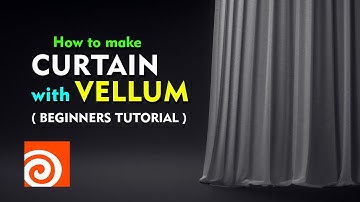 Make Curtain with Vellum in Houdini💥 Complete Vellum Tutorial in Hindi🔥#VFXMentor