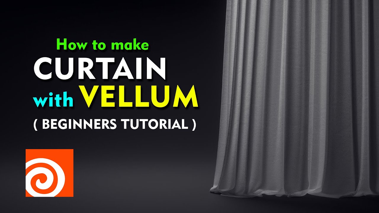 Make Curtain with Vellum in Houdini💥 Complete Vellum Tutorial in Hindi🔥