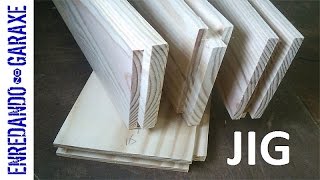 How to route tongue and groove flooring joints using a simple router jig I made from scrap. With this router jig one can use the hand 