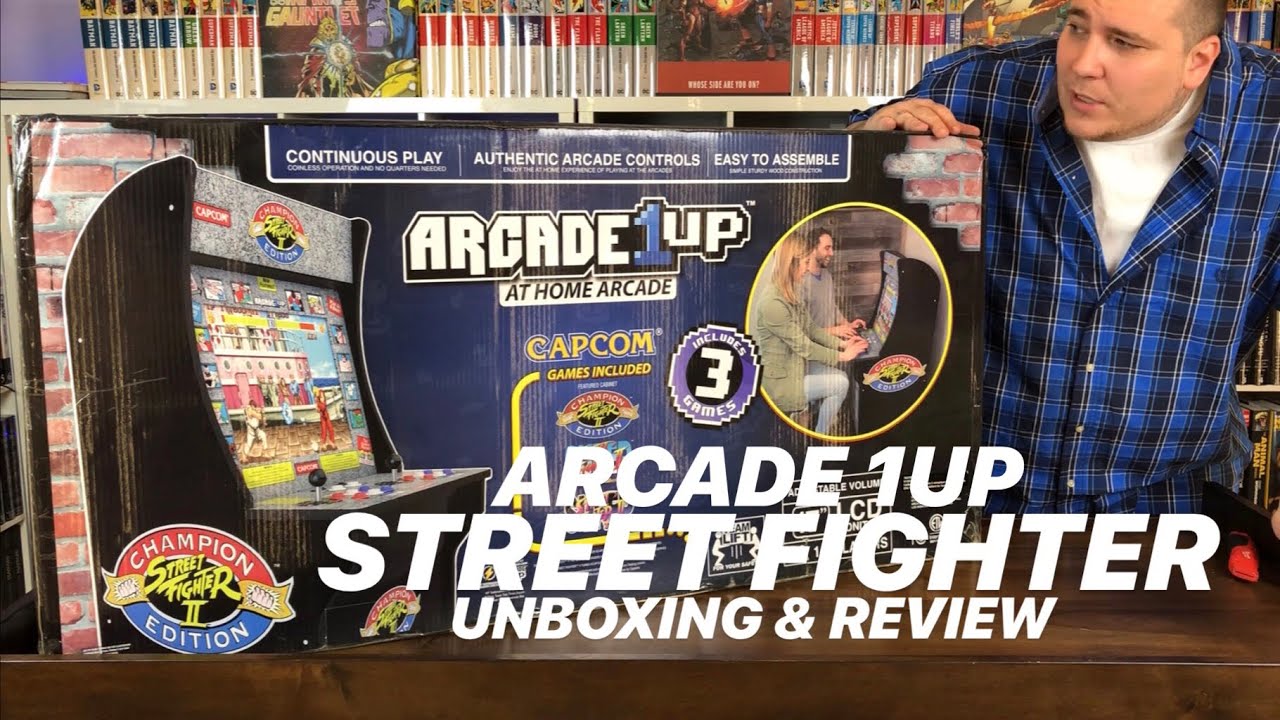 Arcade1UP STREET FIGHTER Cabinet Unboxing & Review - YouTube