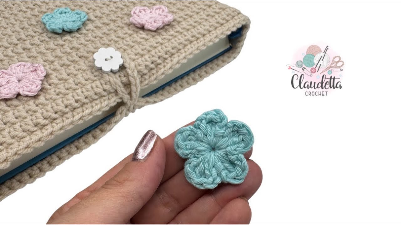 Blume häkeln in nur 5 Minuten – Super einfach!