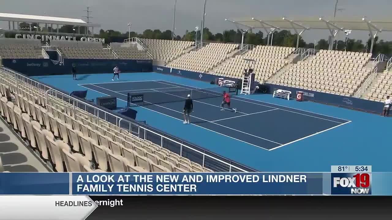 A look at the new and improved Lindner Family Tennis Center - YouTube