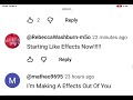 Exposing @RebeccaWashburn-m5o For Bashing @HAA_Studios_Noggin‘s Opinion On Effects