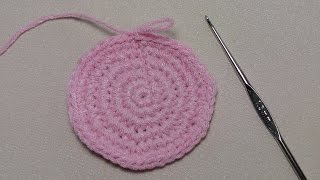 :    .   .Lesson crochet circle.