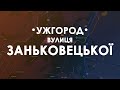 Ужгород. Проліт над вулицею Заньковецької Марії